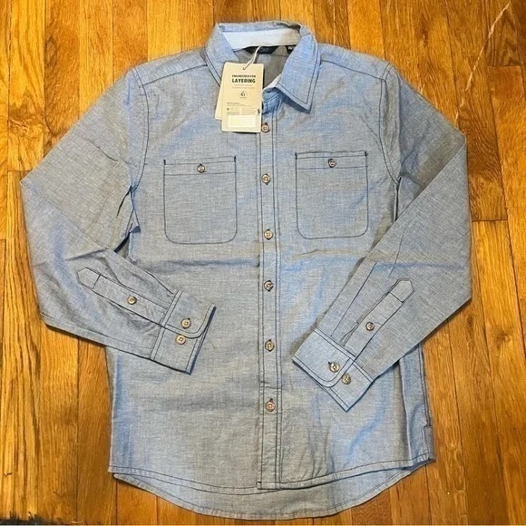 Jockey Chambray Blue Shirt - Picture 1 of 2